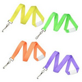 5/8" Neon Flat Polyester Lanyard with Breakaway